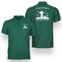 Thumbnail for Air Traffic Controllers - We Rule The Sky Designed Double Side Polo T-Shirts