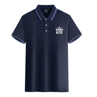 Thumbnail for Airbus A330 & Plane Designed Stylish Polo T-Shirts
