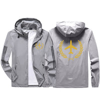 Thumbnail for Leaf & Airplane Design Sport & Running Jackets