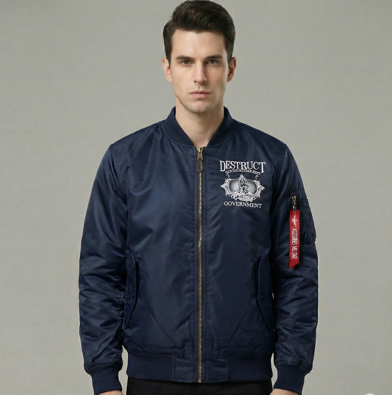 Government Riot Designed Pilot Bomber Jackets