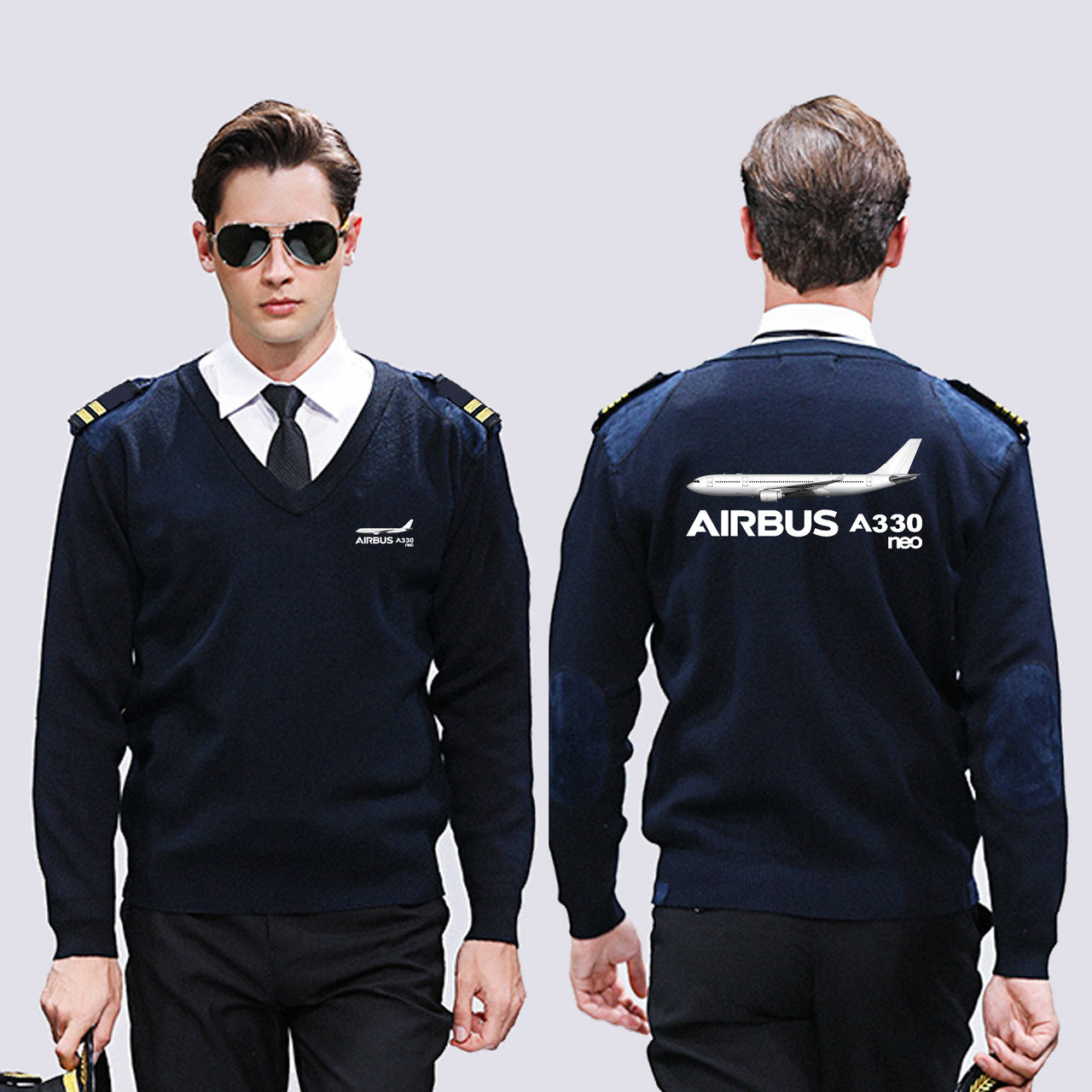 The Airbus A330neo Designed Wool Pilot Sweaters