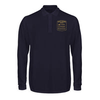 Thumbnail for Pilot's Golden Rules Designed Long Sleeve Polo T-Shirts