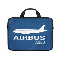 Thumbnail for Airbus A320 Printed Designed Laptop & Tablet Bags