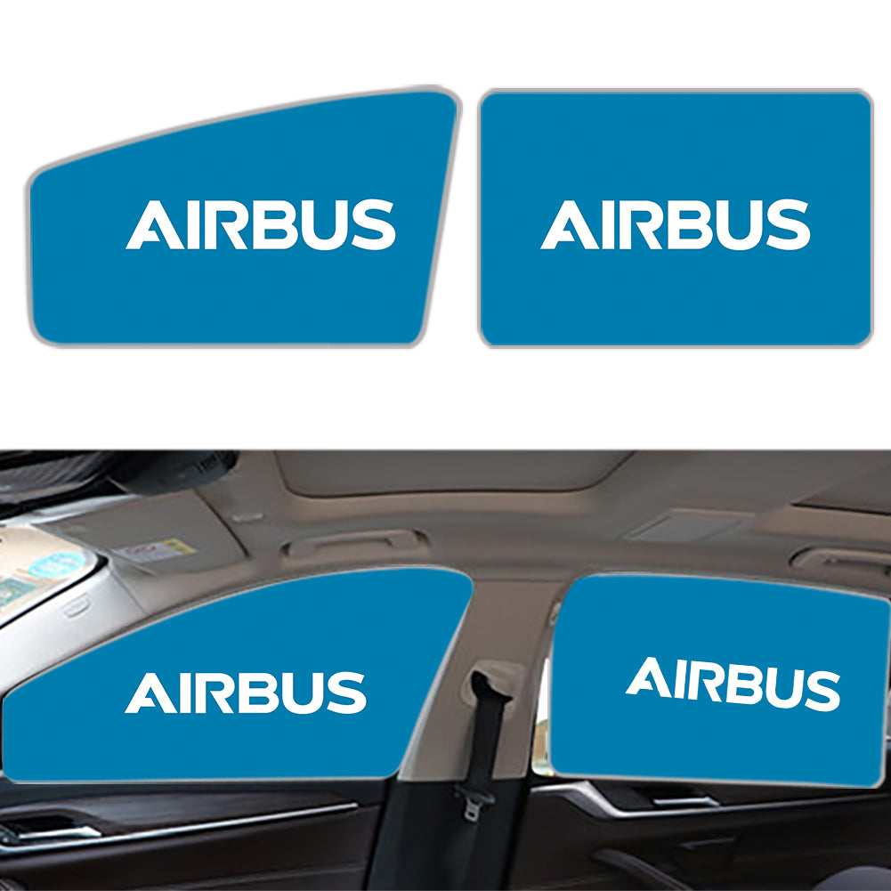 Airbus & Text Designed Car Sun Shade (Side window)