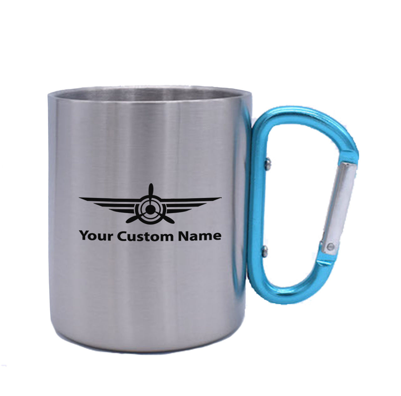 Custom Name (Badge 3) Designed Stainless Steel Outdoors Mugs