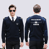 Thumbnail for Gulfstream G650 & Plane Designed Wool Pilot Sweaters