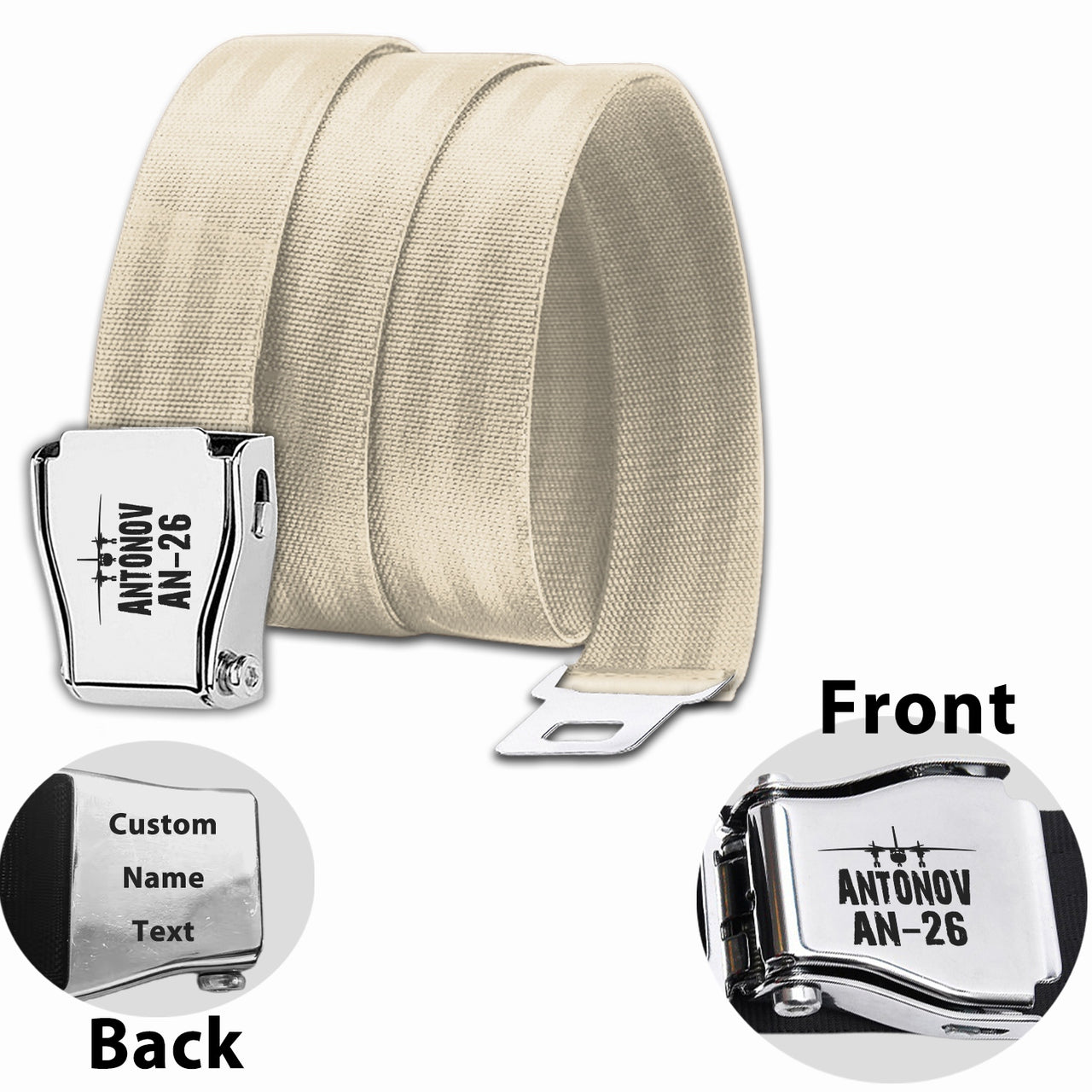 Antonov AN-26 & Plane Designed Fashion Airplane Seat Belts