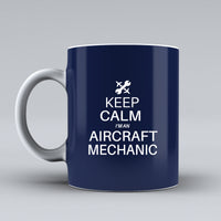 Thumbnail for Aircraft Mechanic Designed Ceramic White Mugs