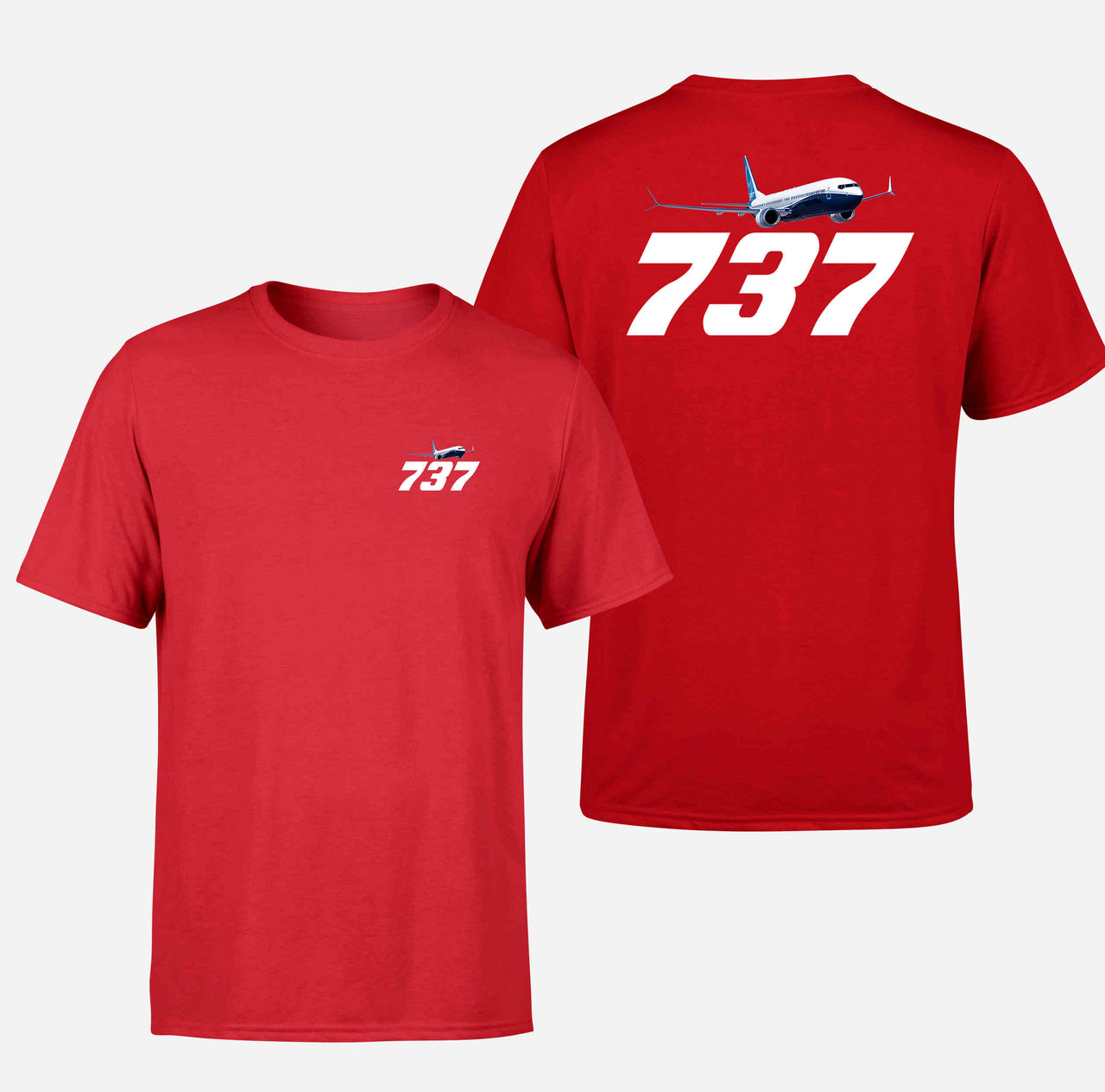 Super Boeing 737-800 Designed Double-Side T-Shirts