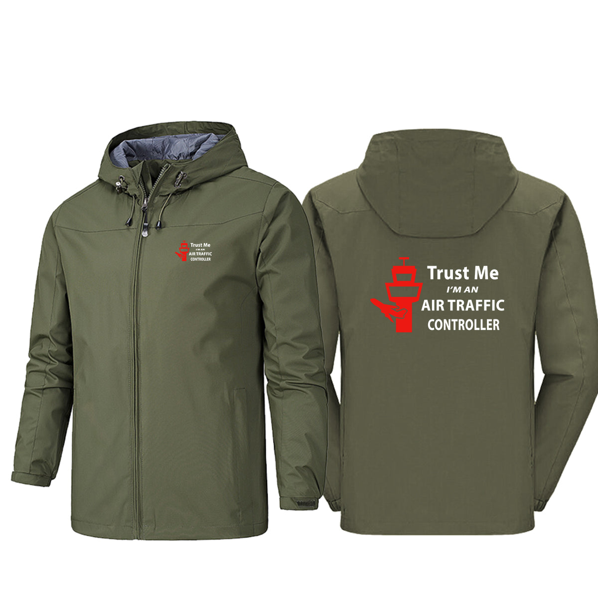 Trust Me I'm an Air Traffic Controller Designed Rain Jackets & Windbreakers