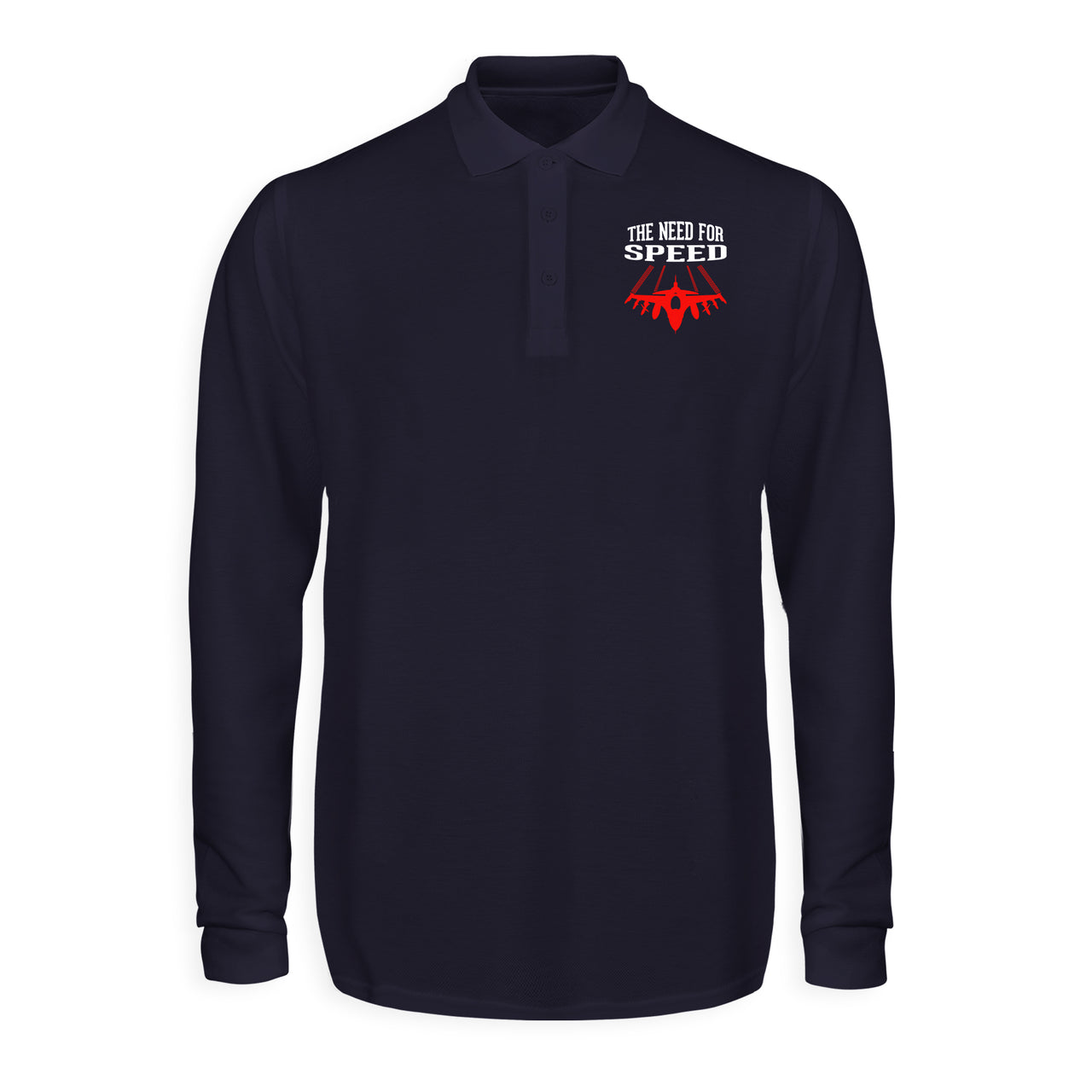 The Need For Speed Designed Long Sleeve Polo T-Shirts