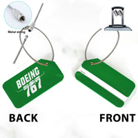 Thumbnail for Amazing Boeing 767 Designed Fashion Metal Luggage Tags