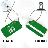 Thumbnail for Cessna 182 & Plane Designed Fashion Metal Luggage Tags