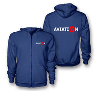 Thumbnail for Aviation Designed Zipped Hoodies