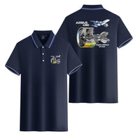 Thumbnail for Airbus A380 & GP7000 Engine Designed Stylish Polo T-Shirts (Double-Side)