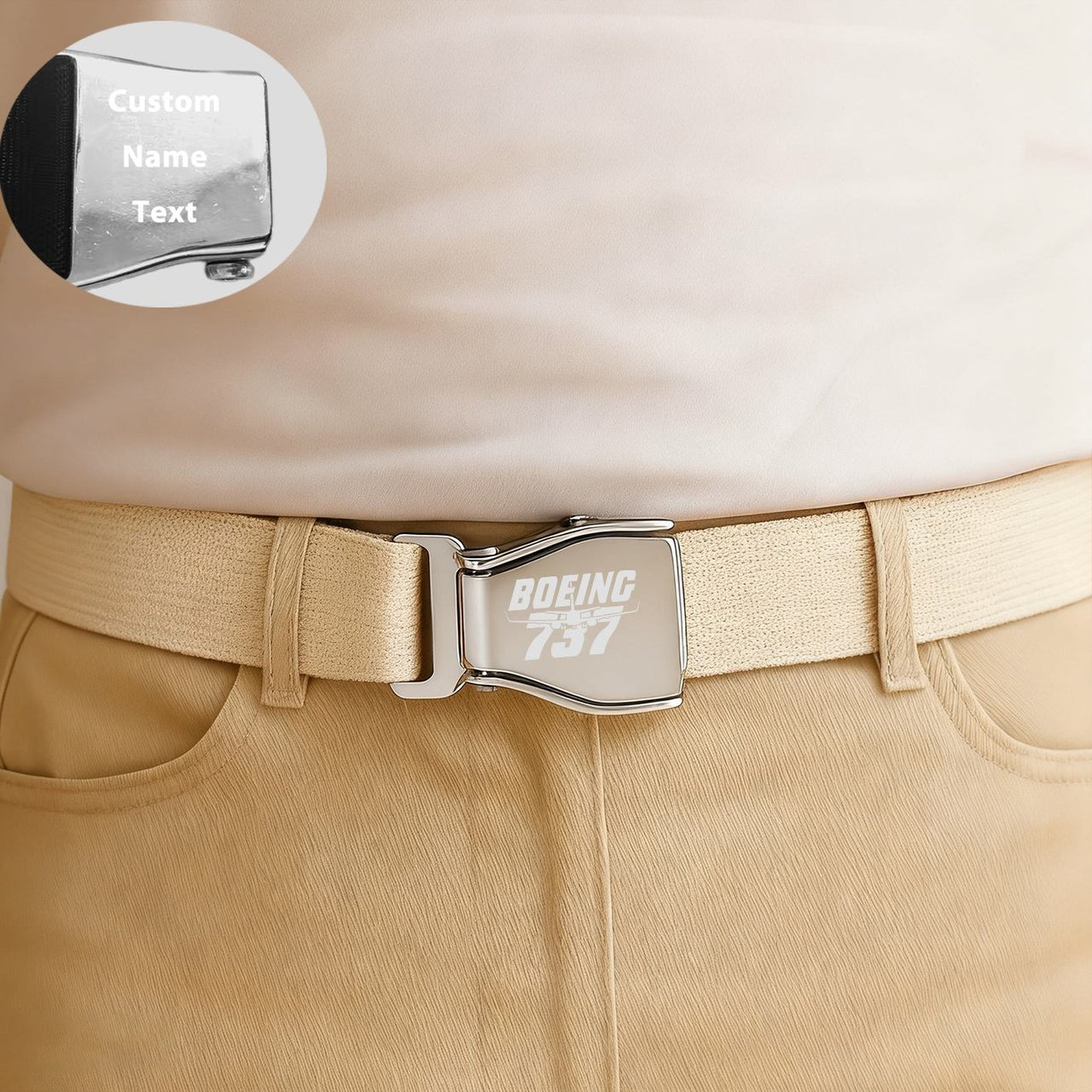 Amazing Boeing 737 Designed Fashion Airplane Seat Belts