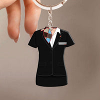 Thumbnail for Swiss International Air Lines Airlines Uniform Acrylic Keychain