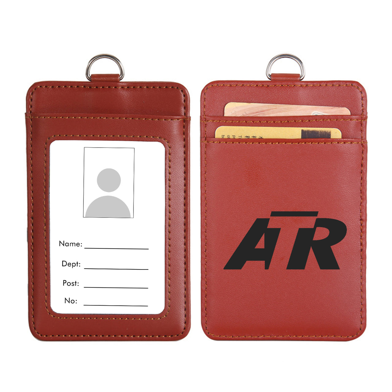 ATR & Text Designed ID Card Holder
