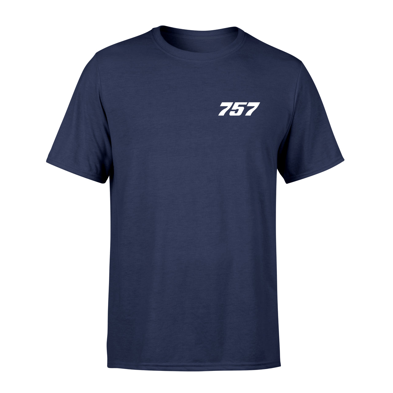 757 Flat Text Designed Men T-Shirt