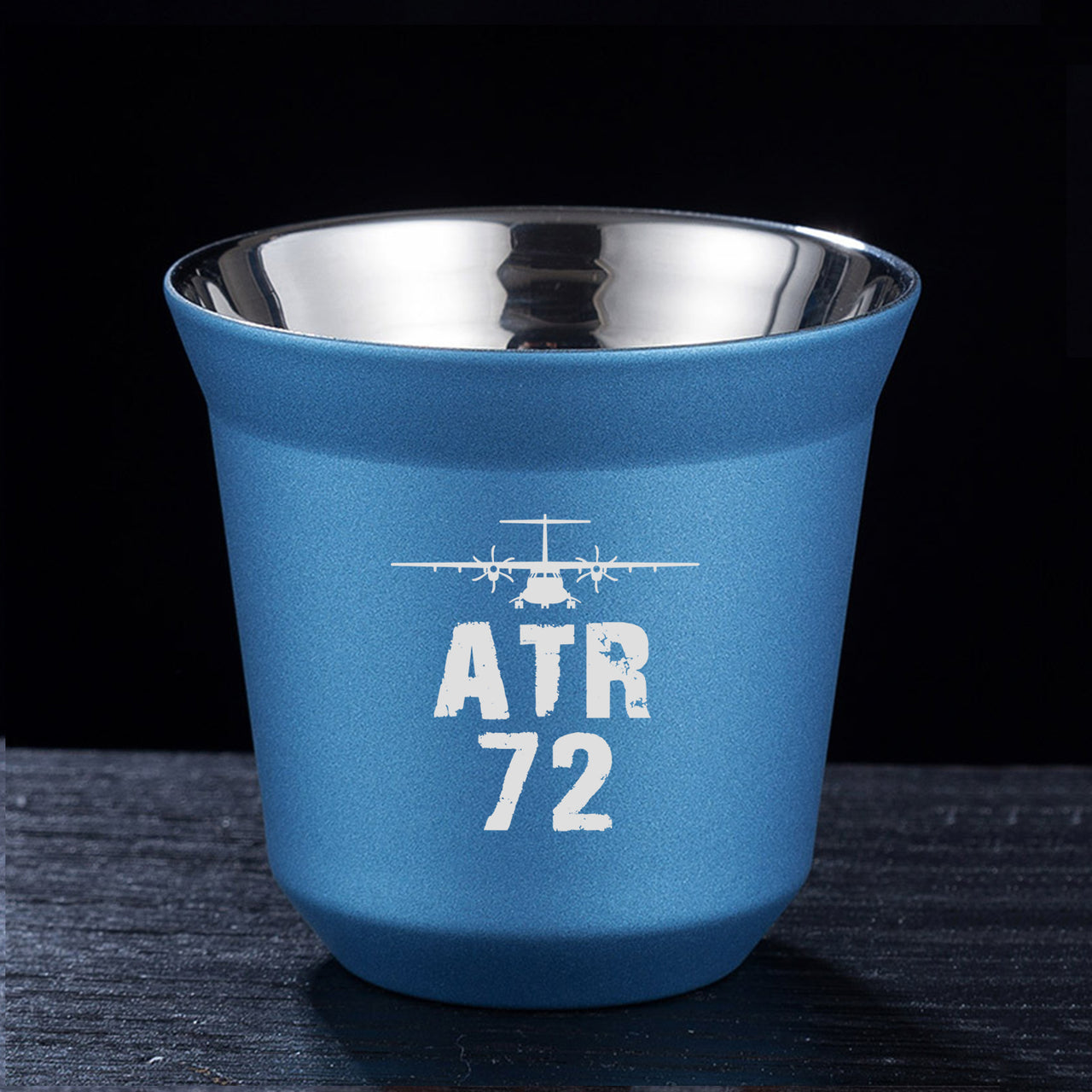 ATR-72 & Plane Designed Double Wall Stainless Steel Coffee Mugs