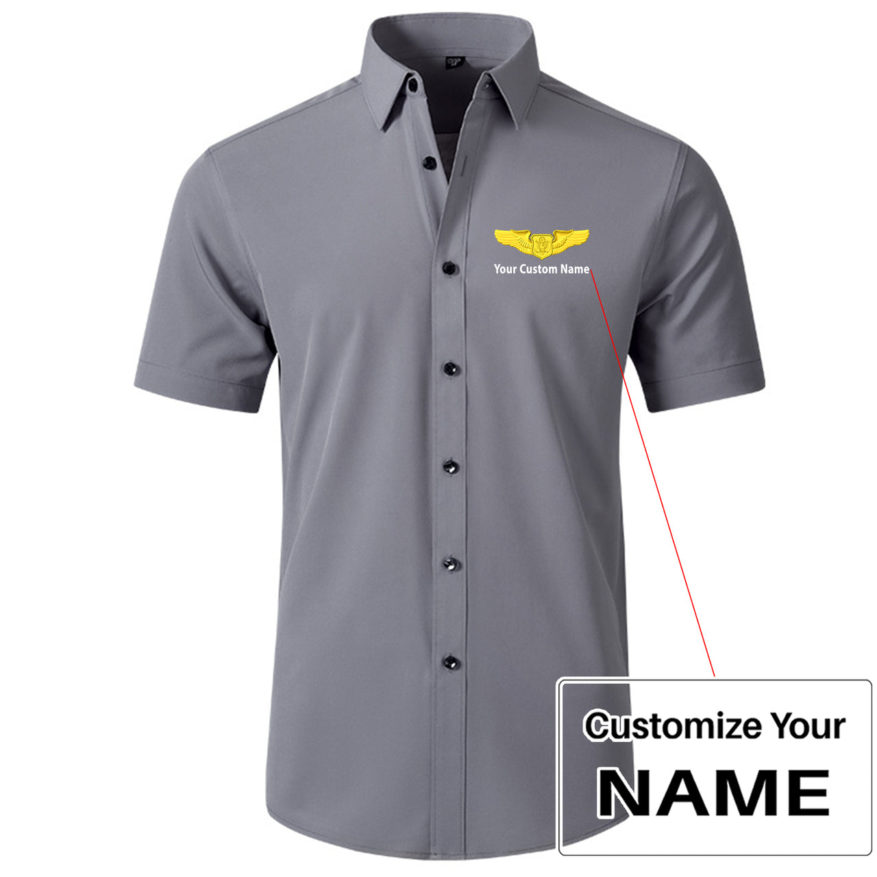 Custom Name (Special US Air Force) Design Super Quality Short Sleeve Shirts