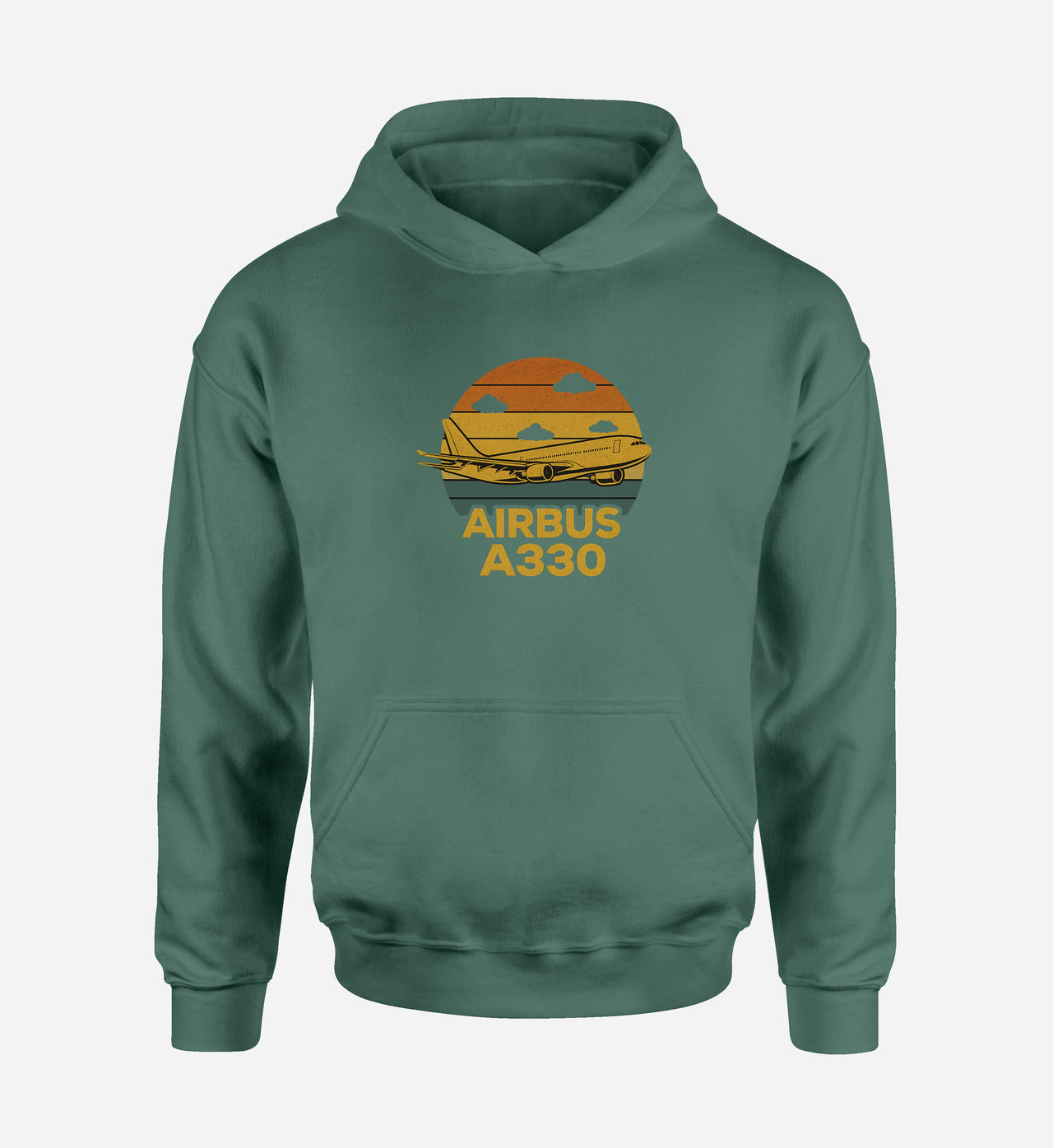 Retro Airbus A330 Designed Hoodies