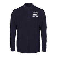 Thumbnail for Get High Every Day Sleep With A Pilot Designed Long Sleeve Polo T-Shirts