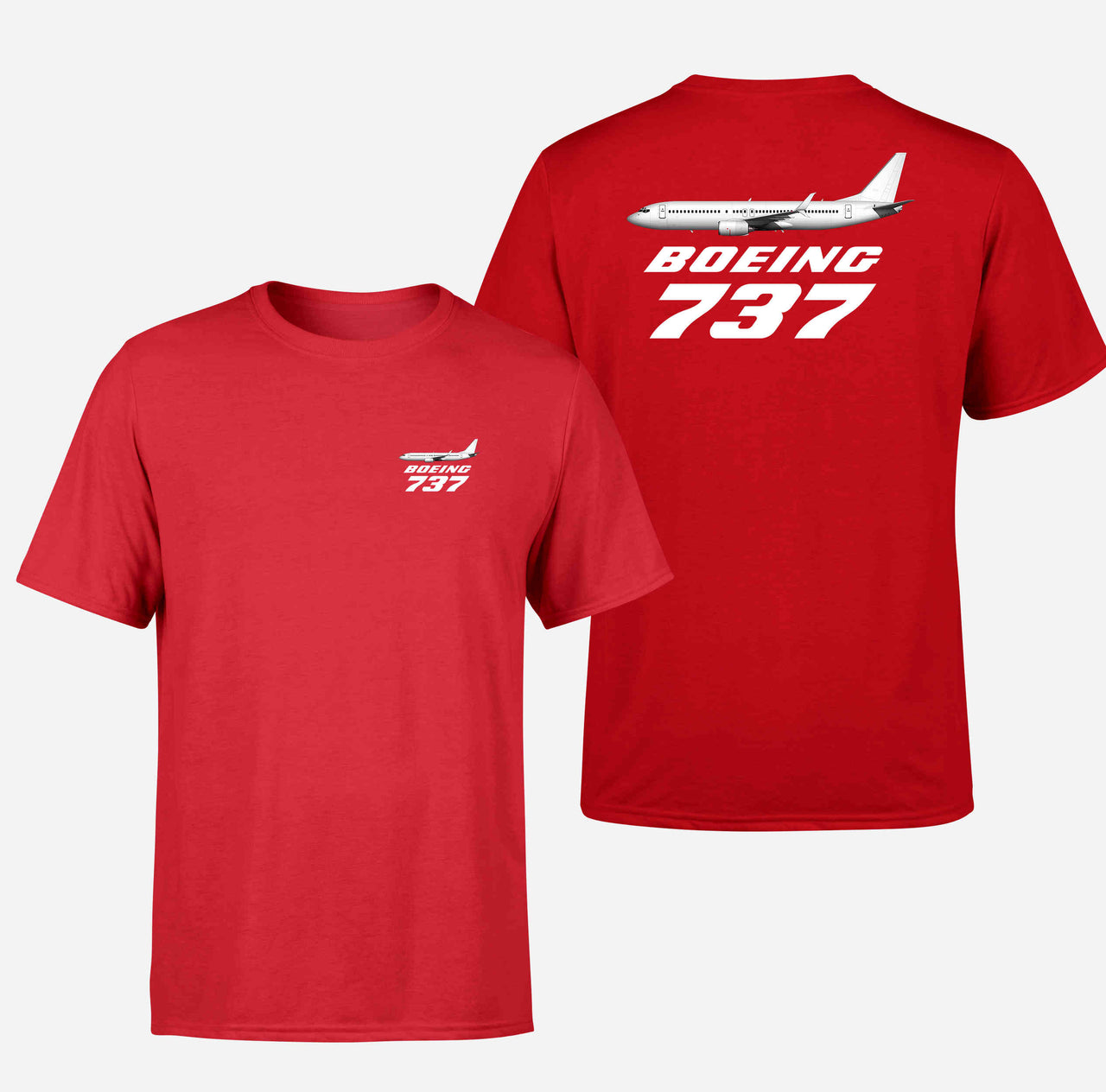The Boeing 737 Designed Double-Side T-Shirts