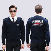 Thumbnail for Amazing Airbus A350 XWB Designed Wool Pilot Sweaters