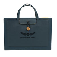 Thumbnail for Your Custom Name Design Lightweight Laptop Bag Large Capacity Business Bag