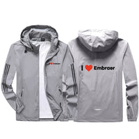 Thumbnail for I Love Embraer Sport & Running Jackets