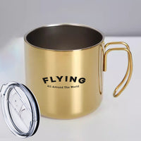 Thumbnail for Flying All Around The World Designed Stainless Steel Portable Mugs