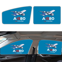 Thumbnail for Airbus A380 Love at first flight Designed Car Sun Shade (Side window)
