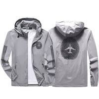 Thumbnail for Aviation Finger Print Sport & Running Jackets