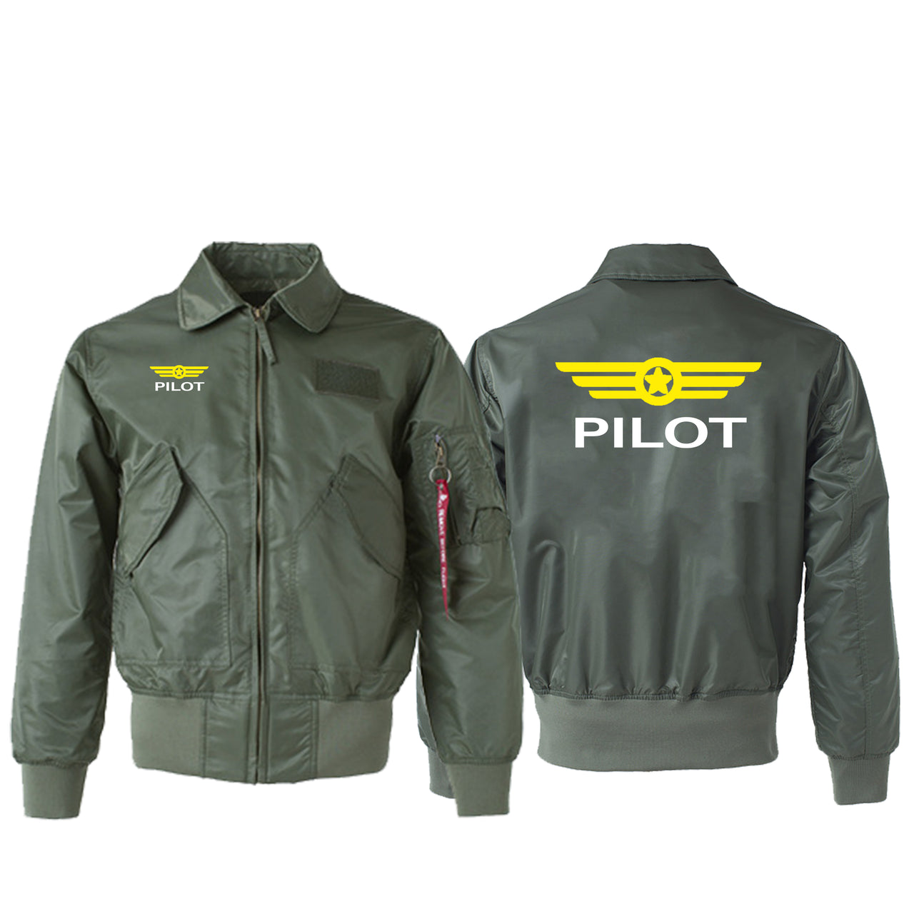 Pilot & Badge Designed Embroidered Patch Attachable Jackets