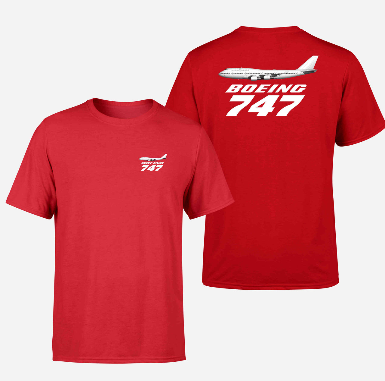The Boeing 747 Designed Double-Side T-Shirts