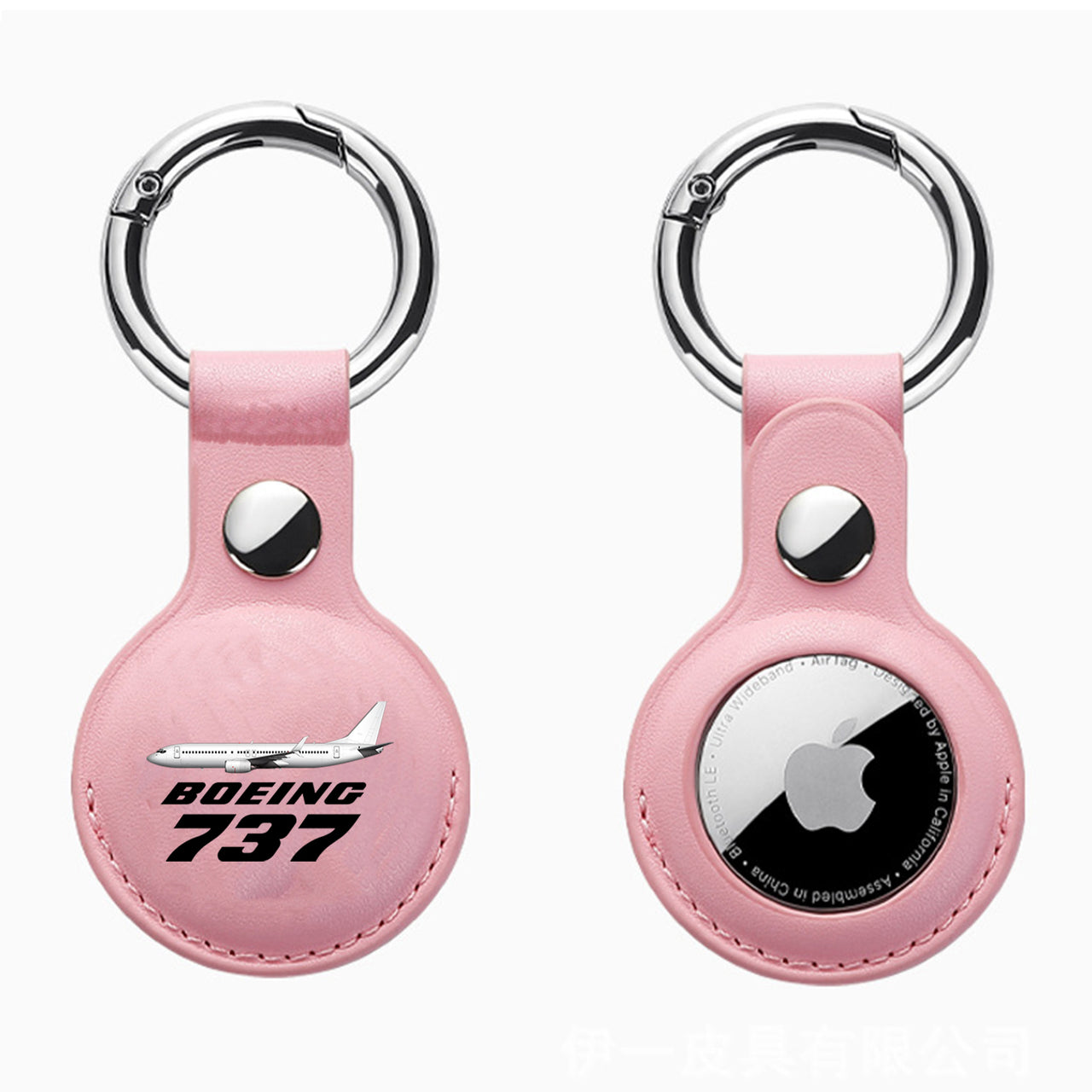 The Boeing 737 Design Airtags Leather Cases