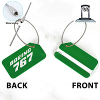 Thumbnail for Boeing 767 & Text Designed Fashion Metal Luggage Tags