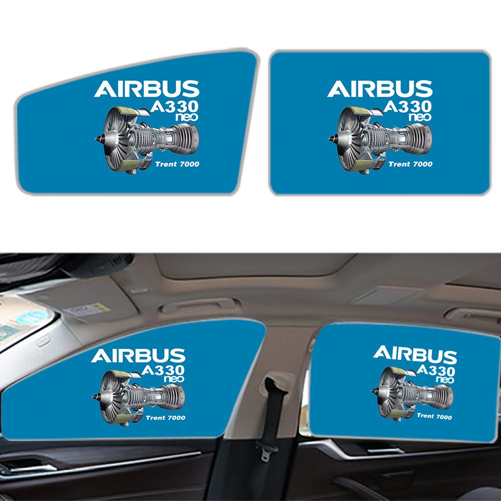 Airbus A330neo & Trent 7000 Designed Car Sun Shade (Side window)
