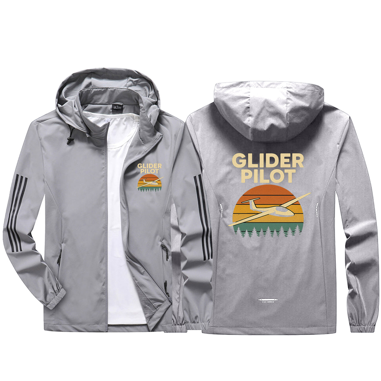 Retro Glider Design Sport & Running Jackets