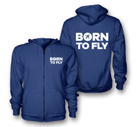 Thumbnail for Born To Fly Special Designed Zipped Hoodies