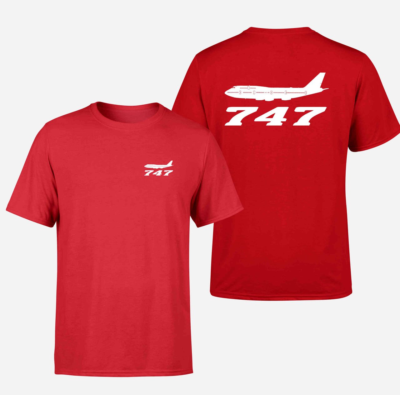 Boeing 747 - Queen of the Skies Designed Double-Side T-Shirts