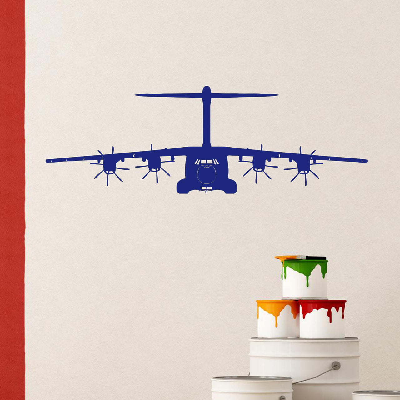 Airbus A400M Designed Wall Sticker
