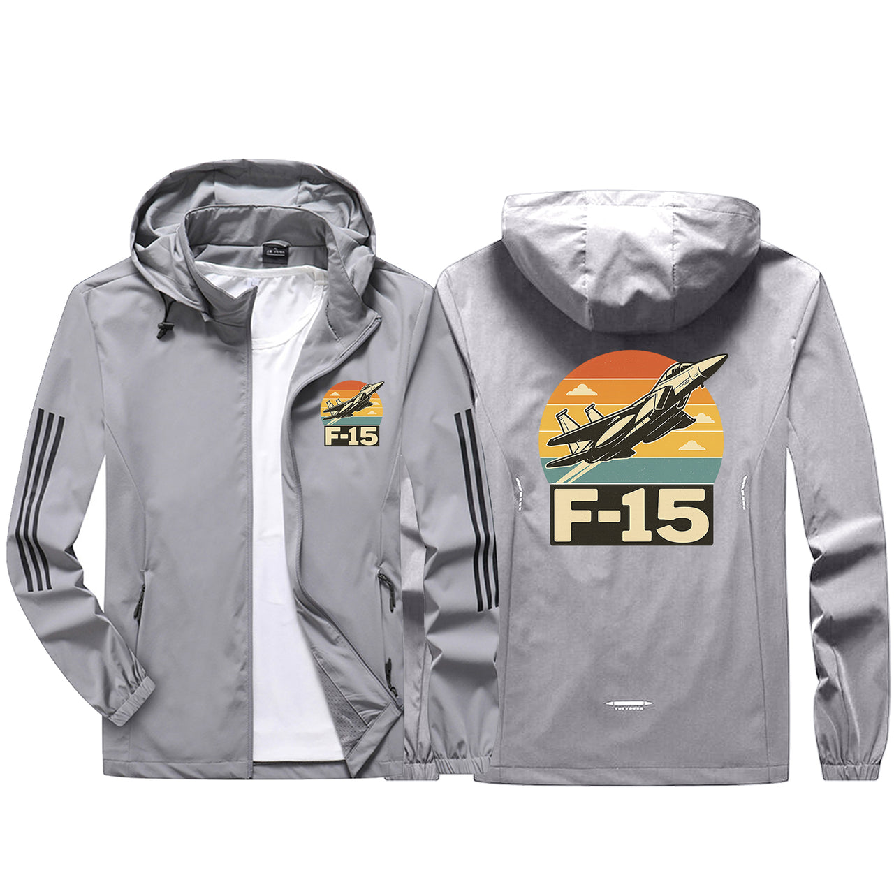 Retro Fighter Jet F15 Design Sport & Running Jackets
