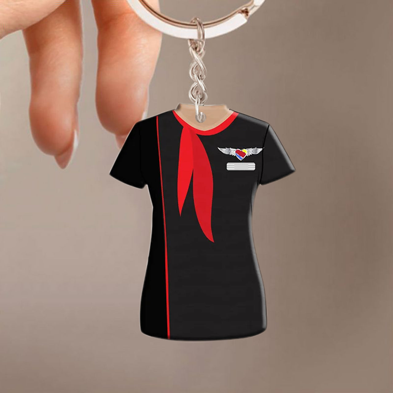 Southwest Airlines Uniform Acrylic Keychain