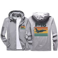 Thumbnail for Retro Fighter Jet F16 Design Sport & Running Jackets