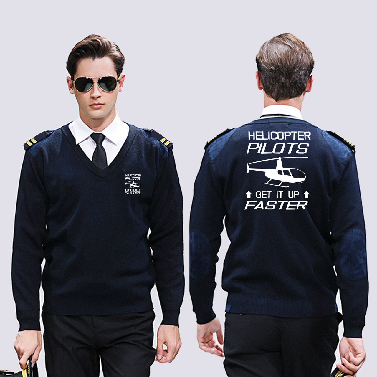 Helicopter Pilots Get It Up Faster Designed Wool Pilot Sweaters