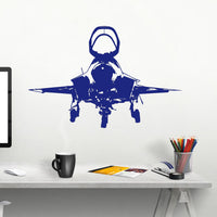 Thumbnail for Face to Face with Fighter Jet 35 Designed Wall Sticker