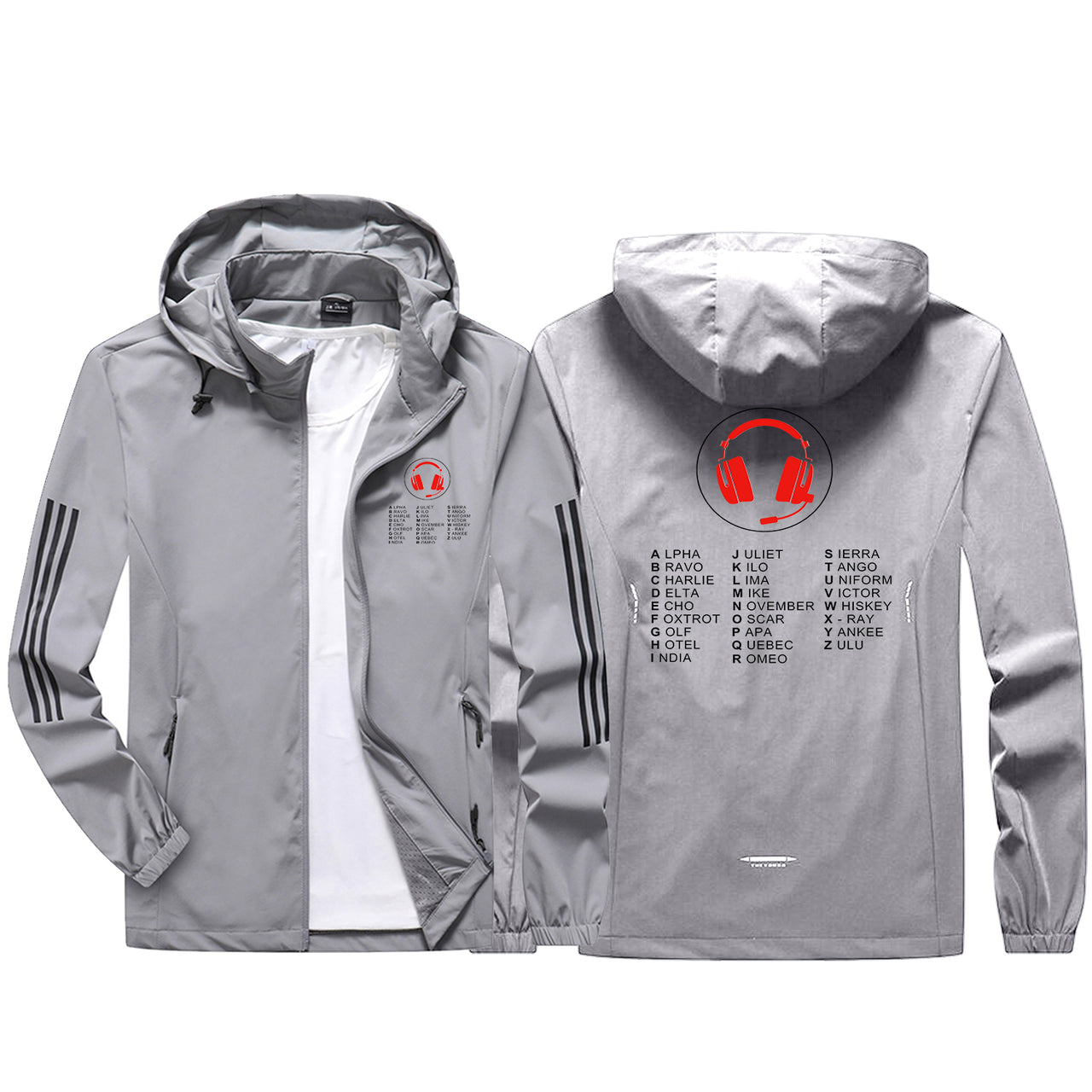 Aviation Alphabet 3 Sport & Running Jackets