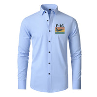 Thumbnail for Retro Fighter Jet F16 Designed Long Sleeve Shirts